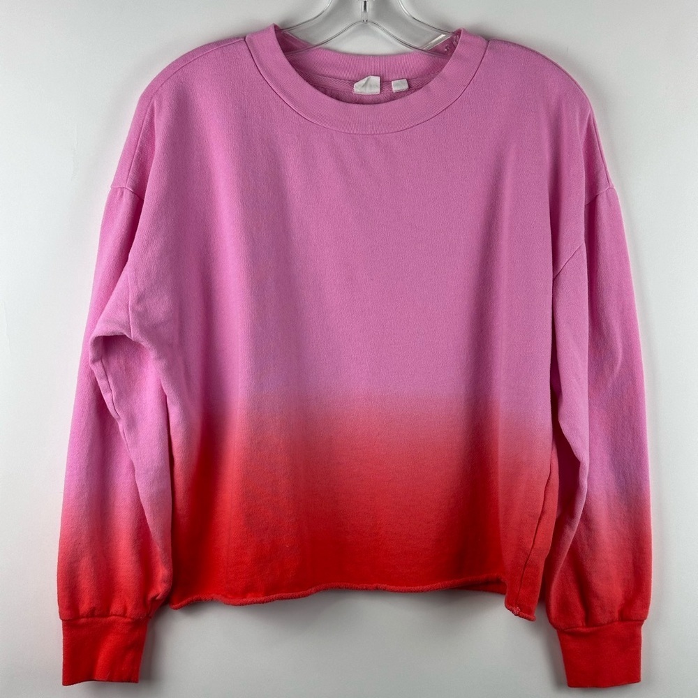 Women's GAP Soft Tie Dye Cropped Sweatshirt - Picture 1 of 5